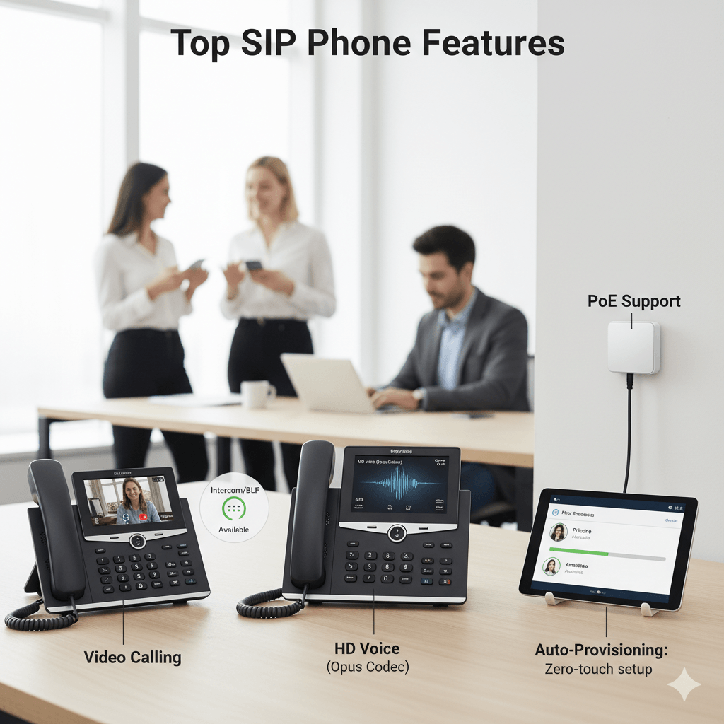 SIP Phones Features