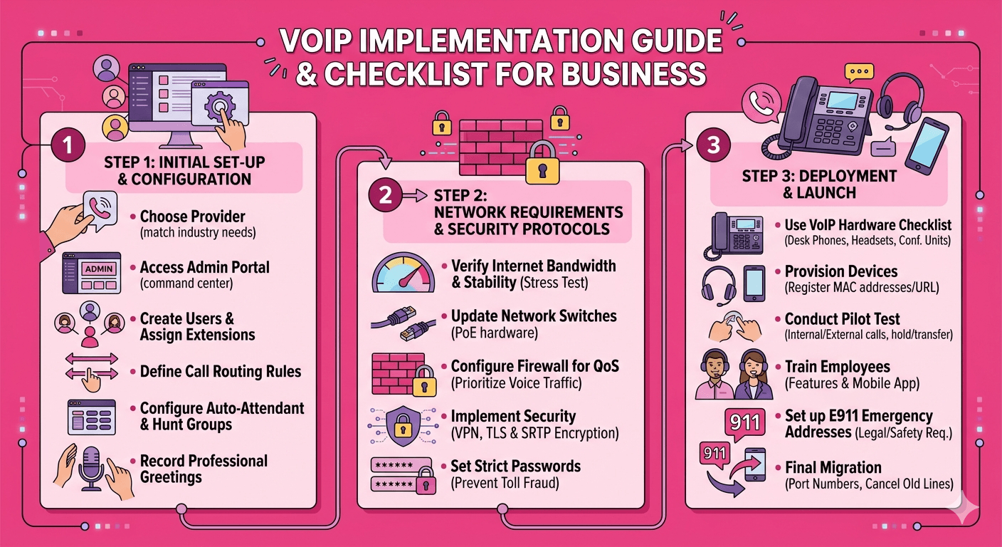 voip implementation checklist 