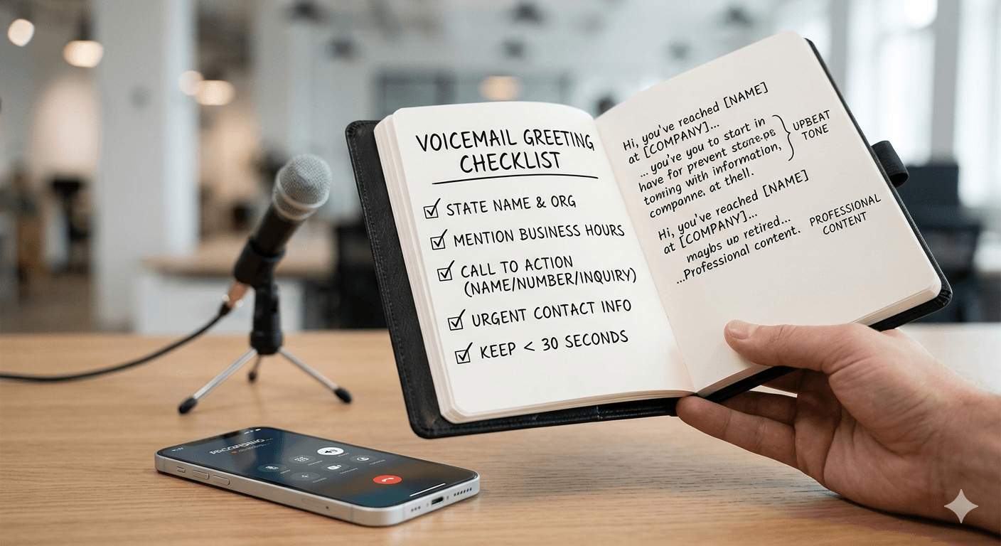 business voicemail greeting