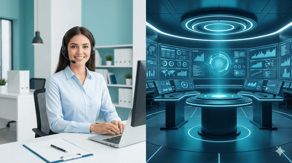 answering service vs call center