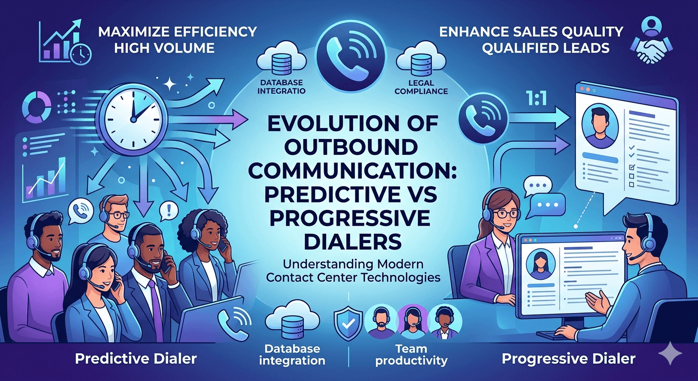 predictive dialer vs progressive dialer