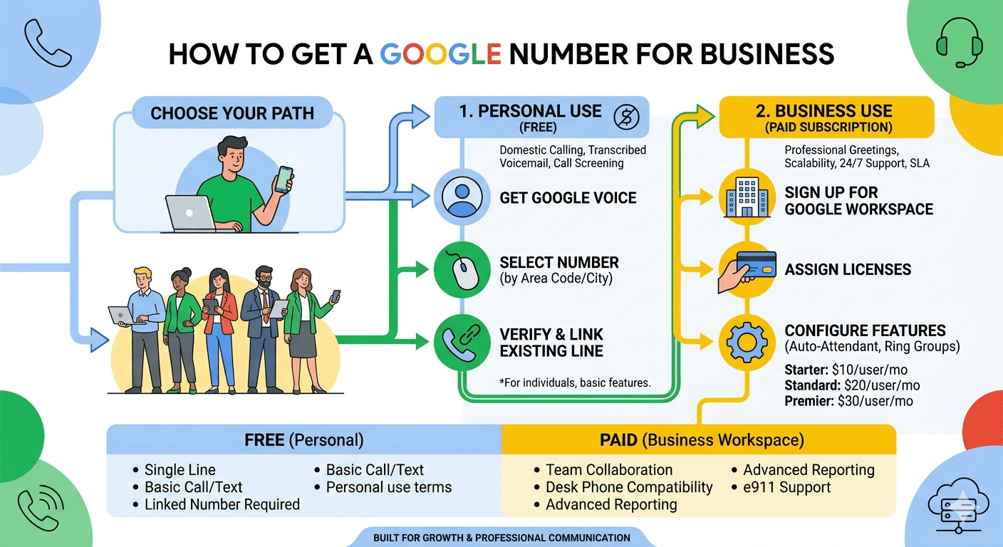 how to get a google number