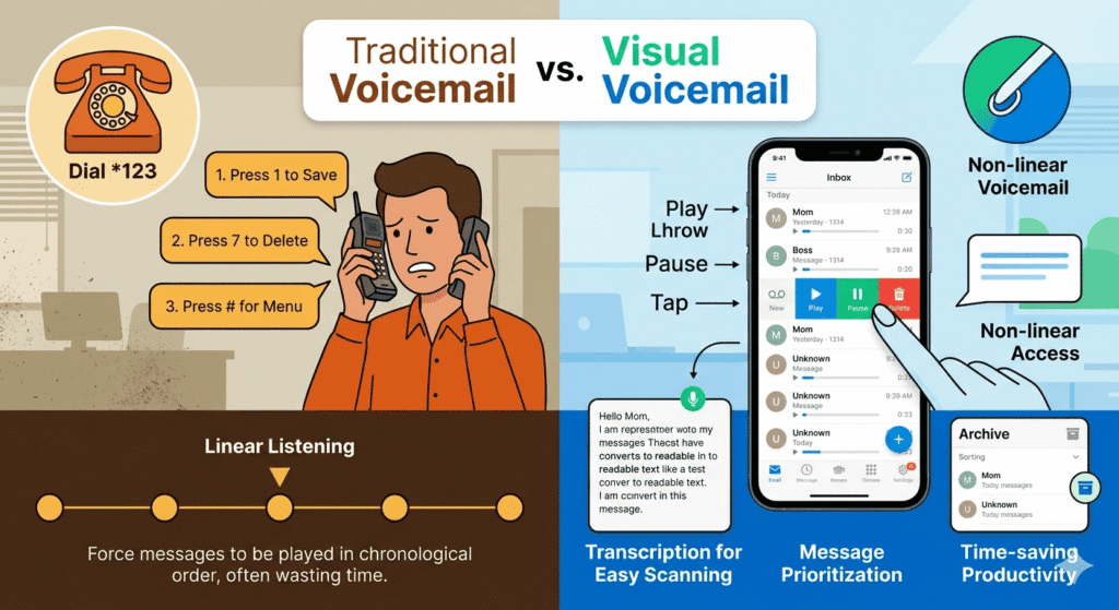 What is Visual Voicemail? How to Check Voicemail on Android - VoIPCalling