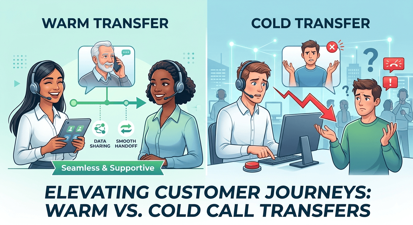 warm transfer vs cold transfer