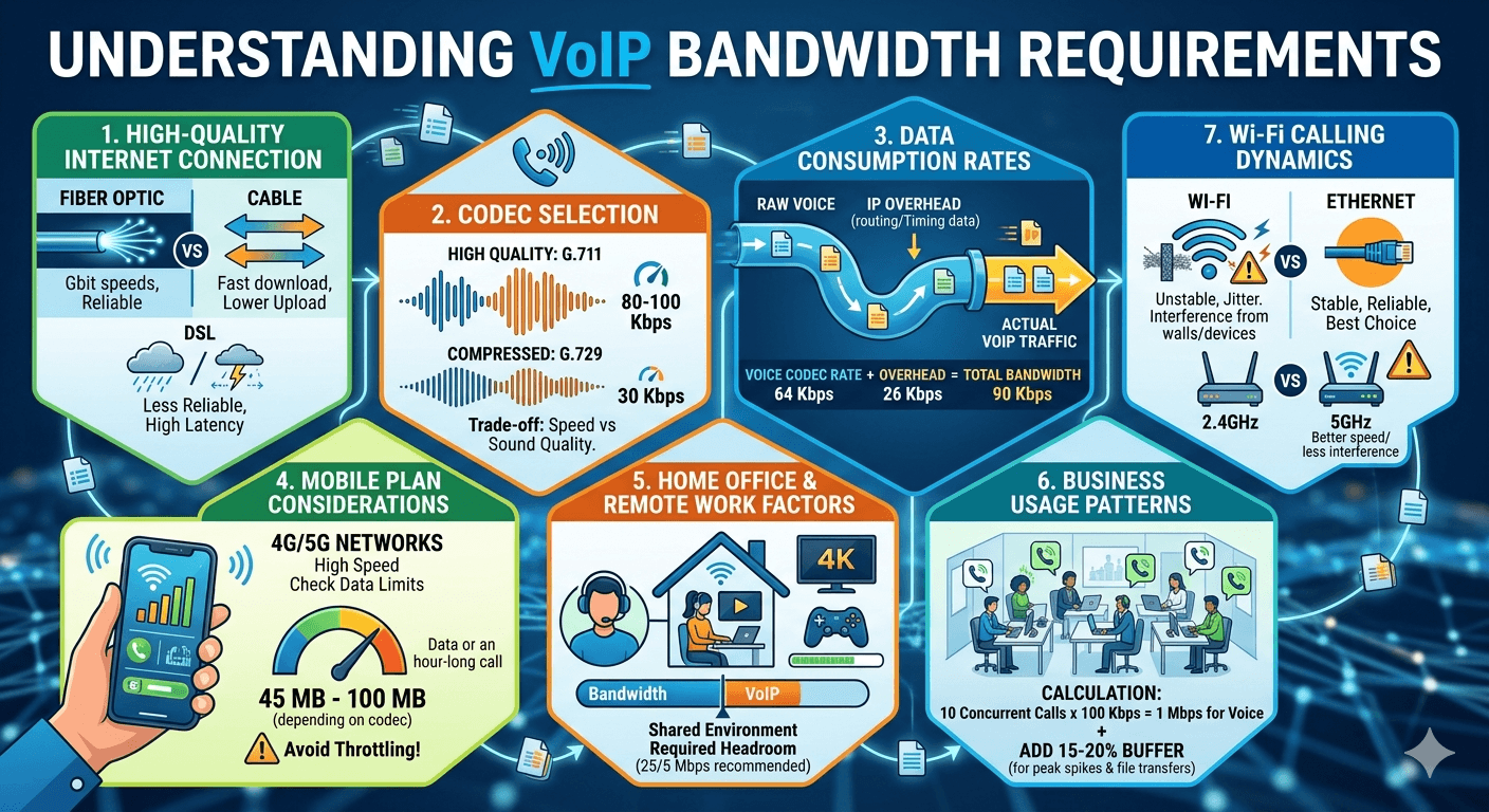 Understanding VoIP Bandwidth Requirements