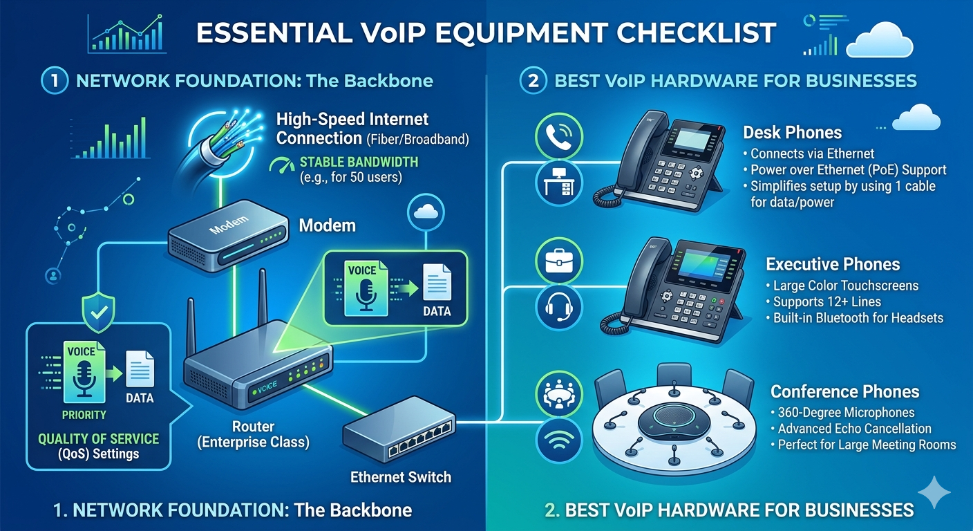 Essential Equipment Needed for VoIP Systems