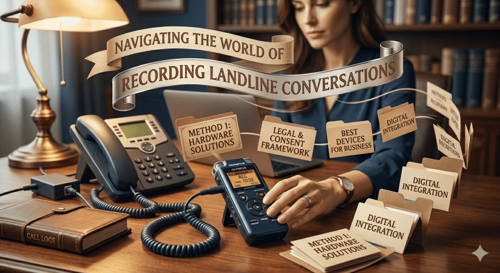 how to record landline phone calls