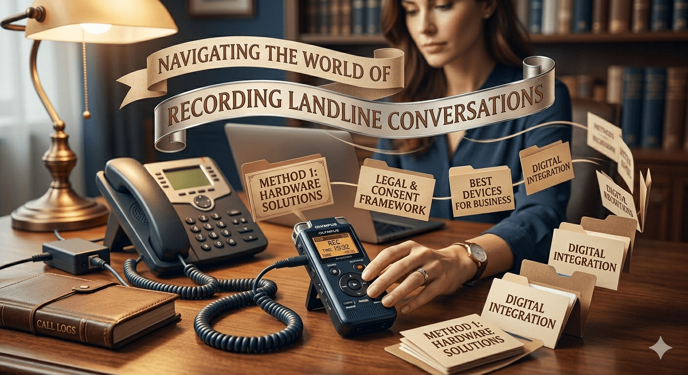 how to record landline phone calls