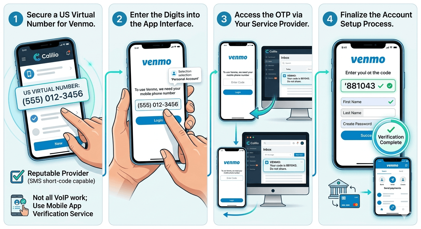Step-by-Step Guide on How to Verify Venmo Account Using Virtual Tools