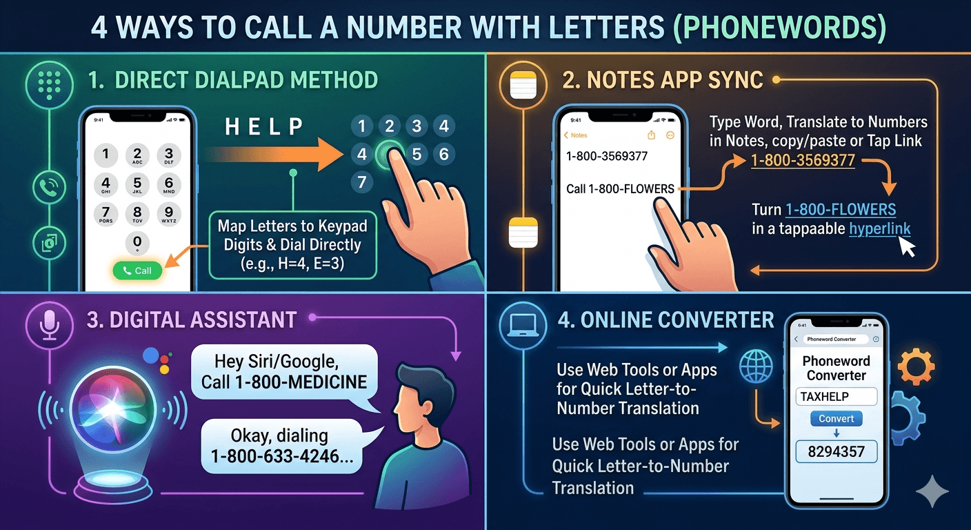 How to Dial a Phone Number with Letters