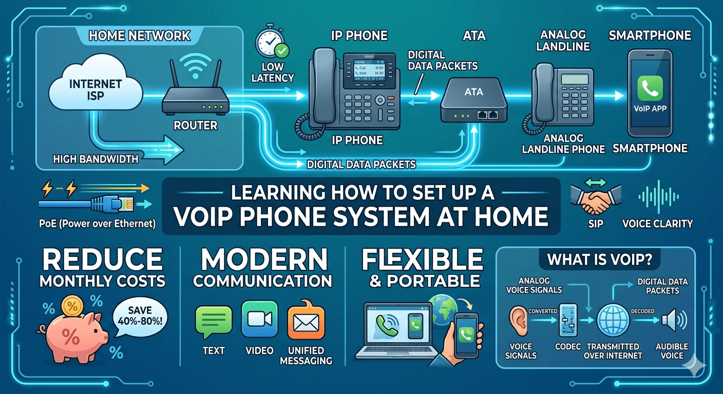 How to Set Up a VoIP Phone System at Home