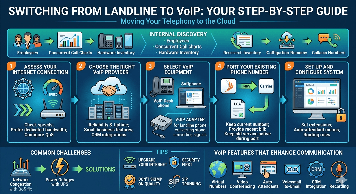 How to Switch from Landline to VoIP