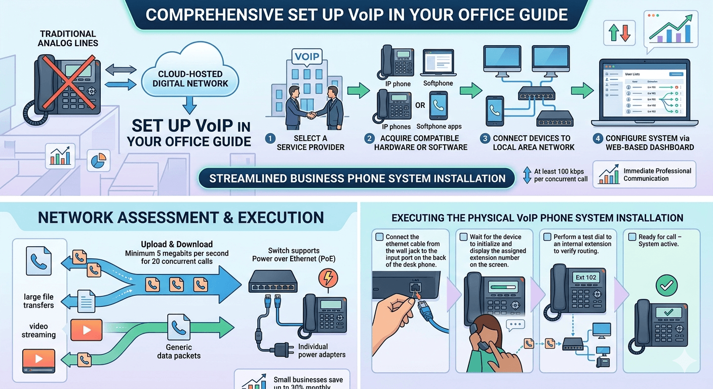 Step-by-Step VoIP Setup Guide (Set Up VoIP in Your Office)