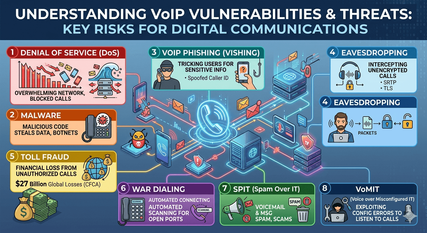 Understanding VoIP vulnerabilities and threats