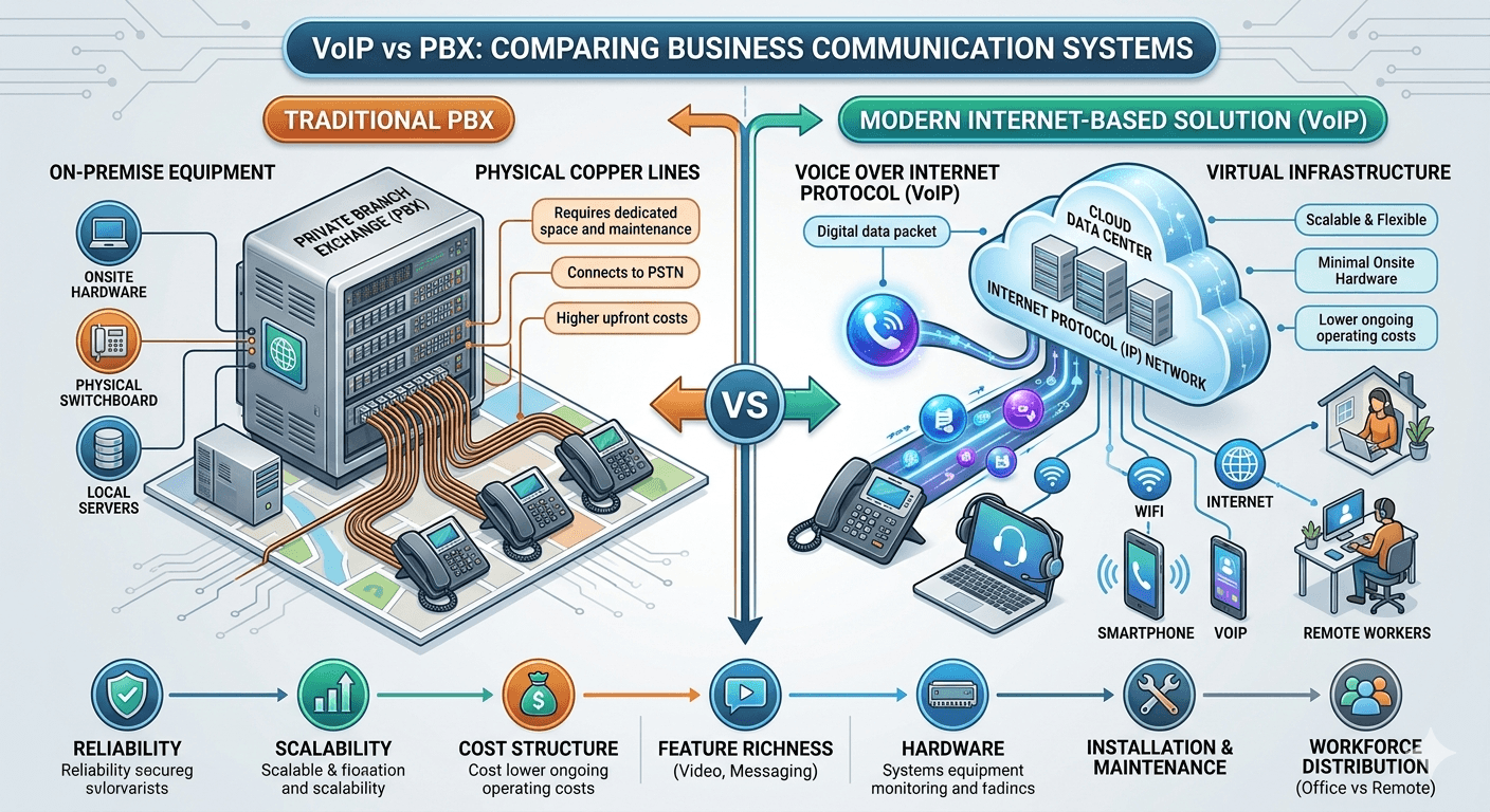 VoIP vs PBX Which Should You Choose