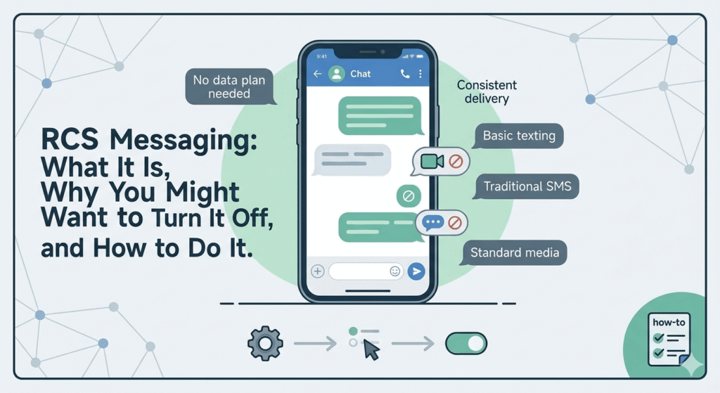 how to turn off rcs MESSAGES