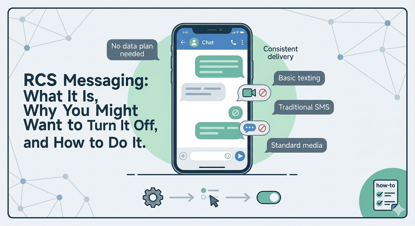 how to turn off rcs MESSAGES