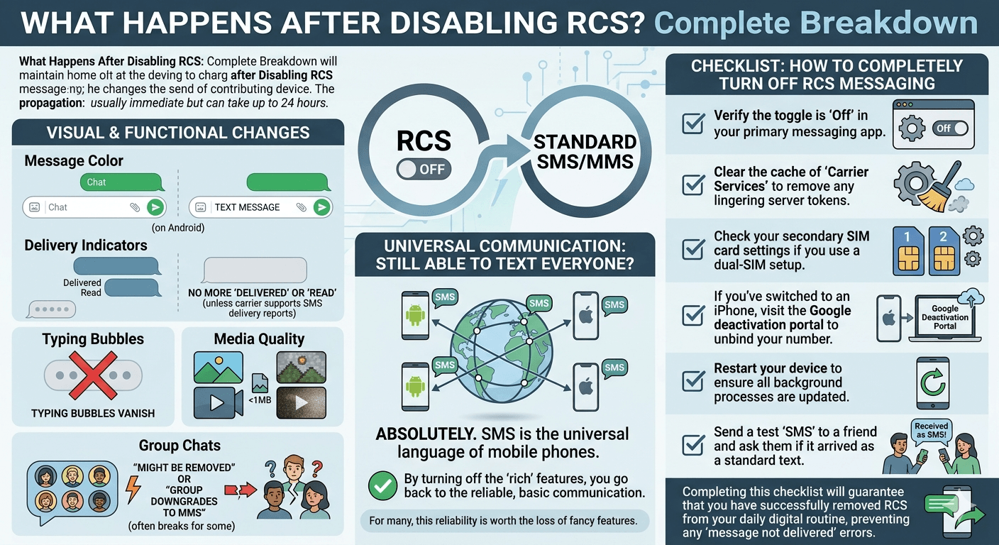 What Happens After Disabling RCS