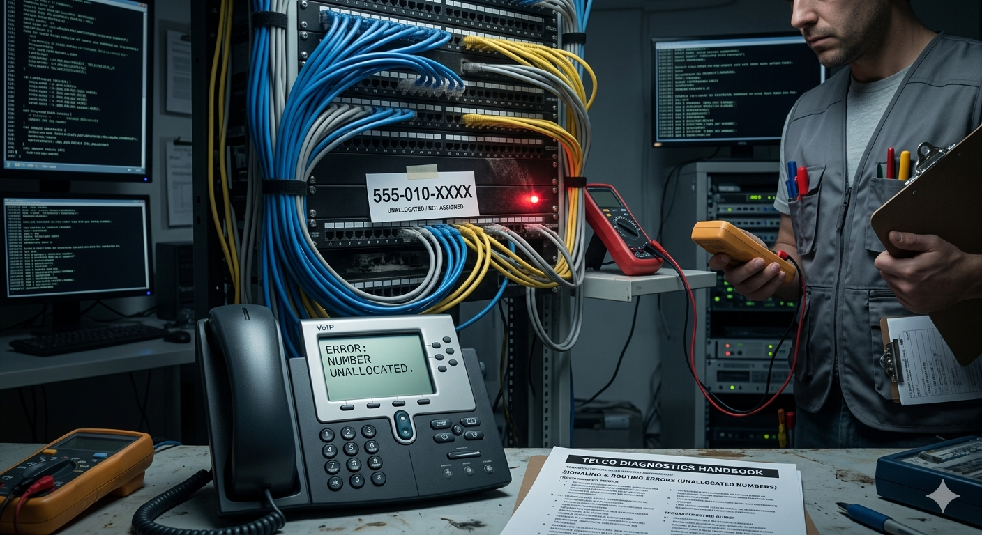 the number you have dialed is unallocated number