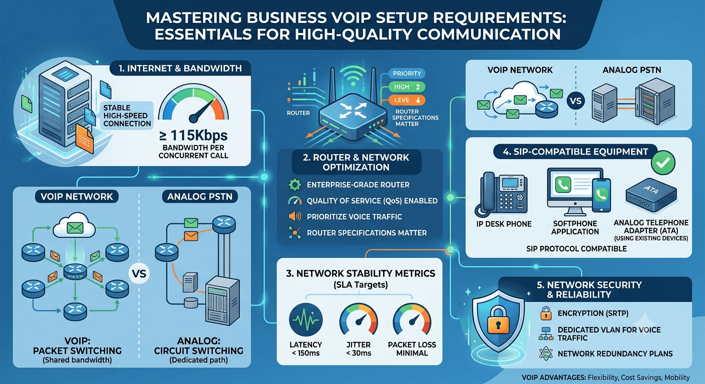 voip setup requirements