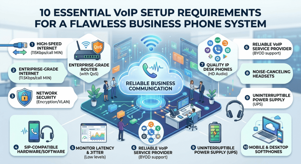voip setup requirements