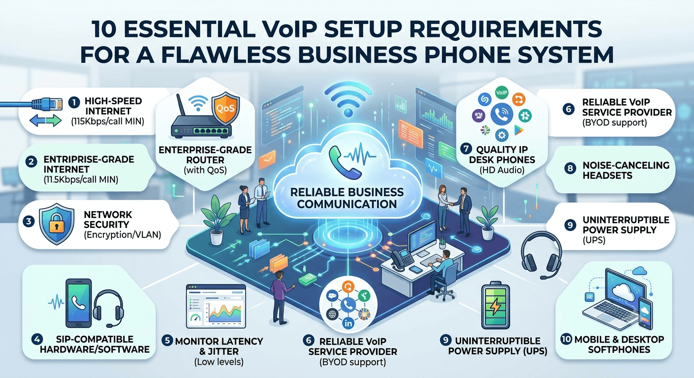 voip setup requirements