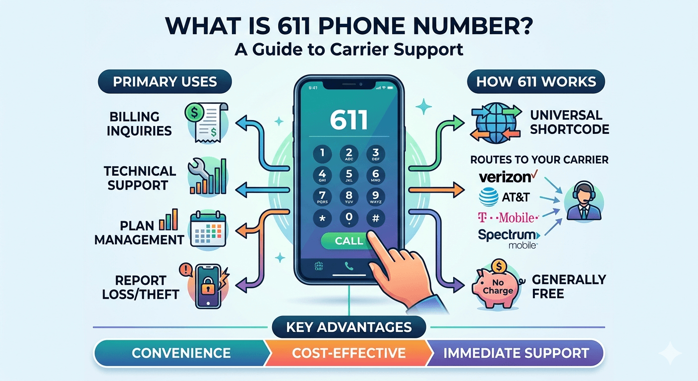 what is 611 phone number