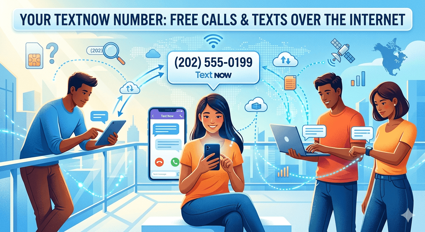 what is a textnow number