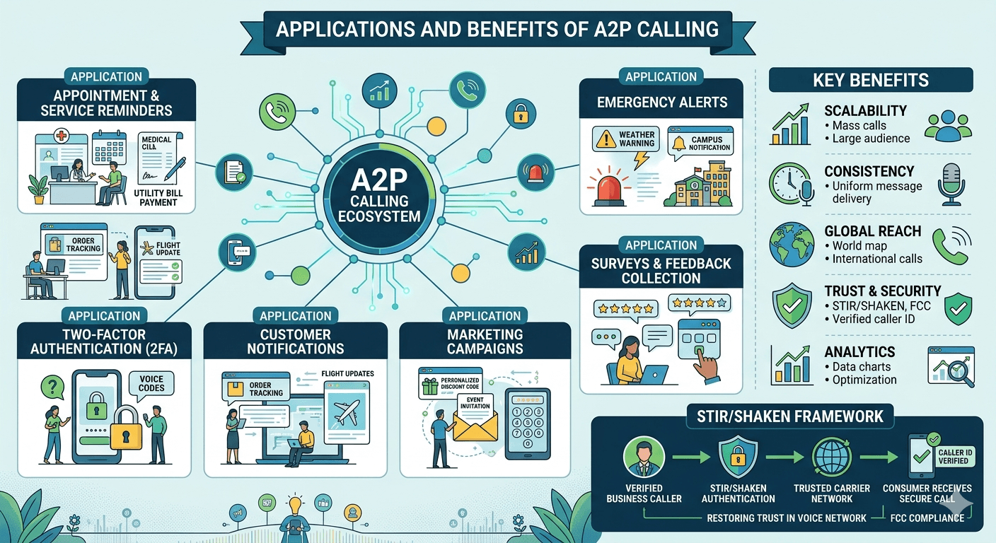 Benefits of A2P calling
