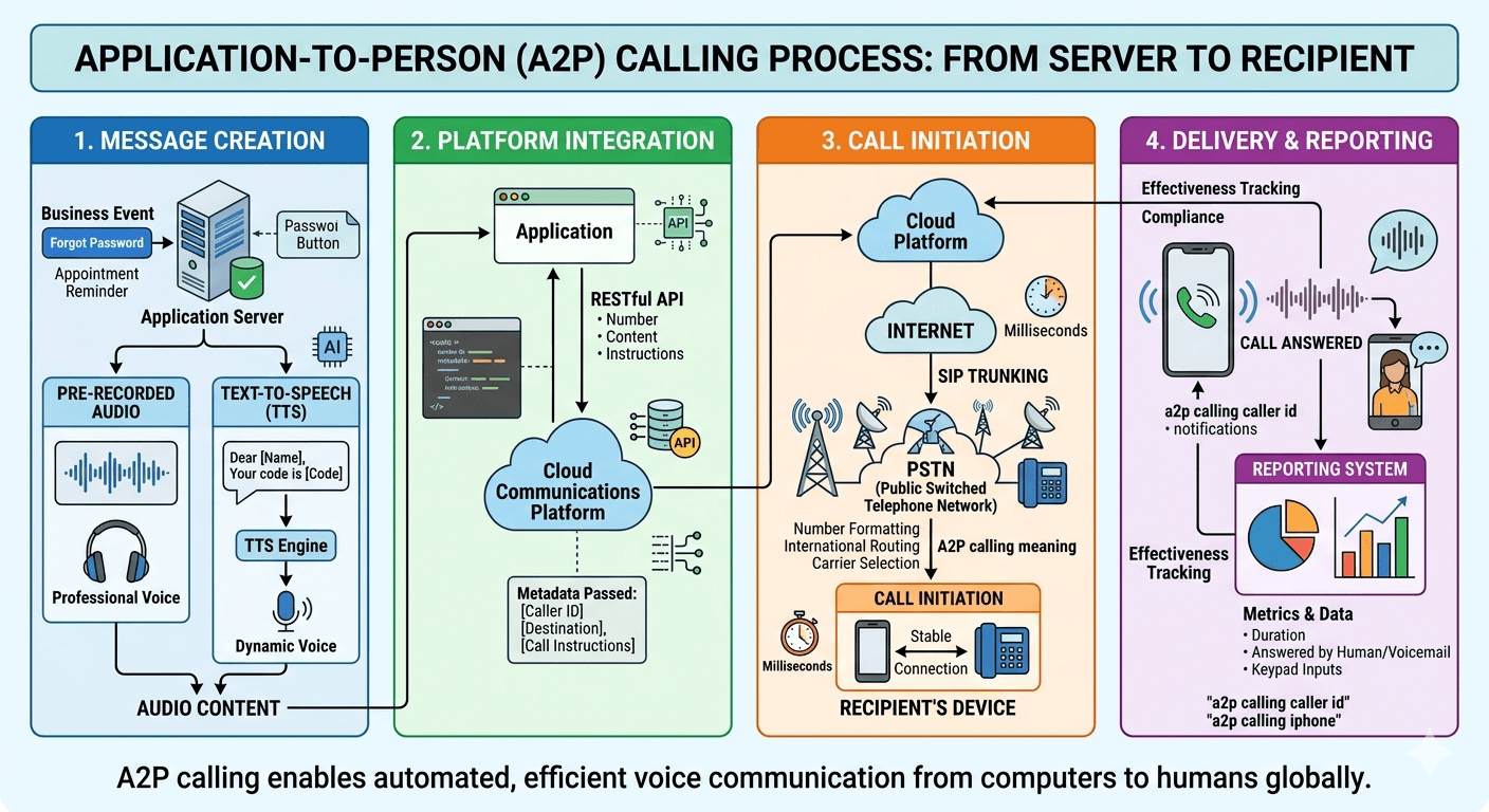 How A2P calling works