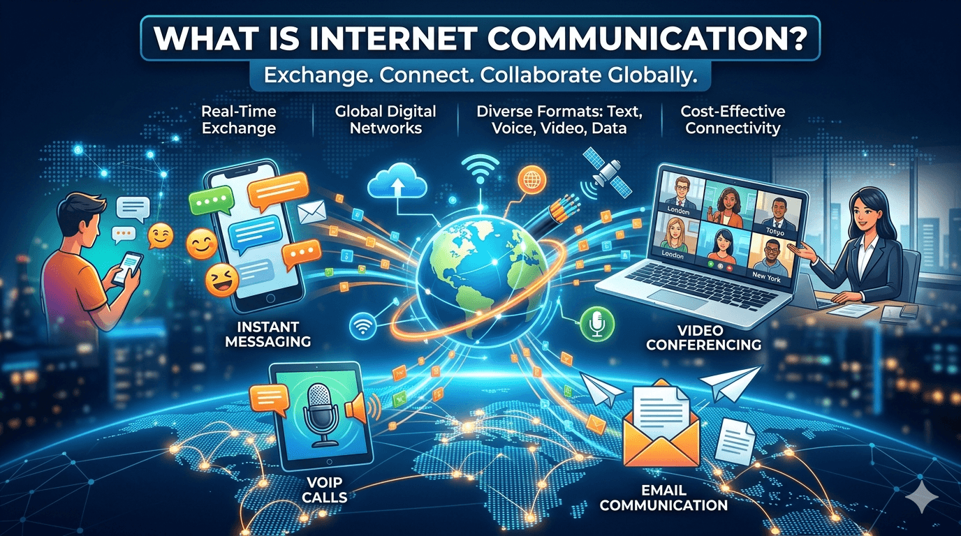 what is internet communication