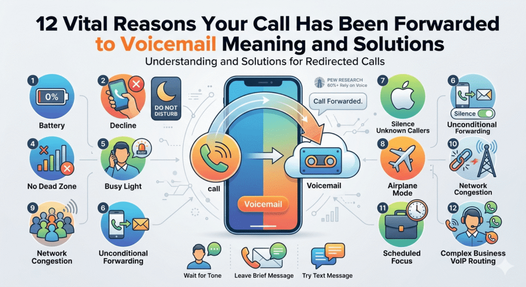 your call has been forwarded to voicemail meaning
