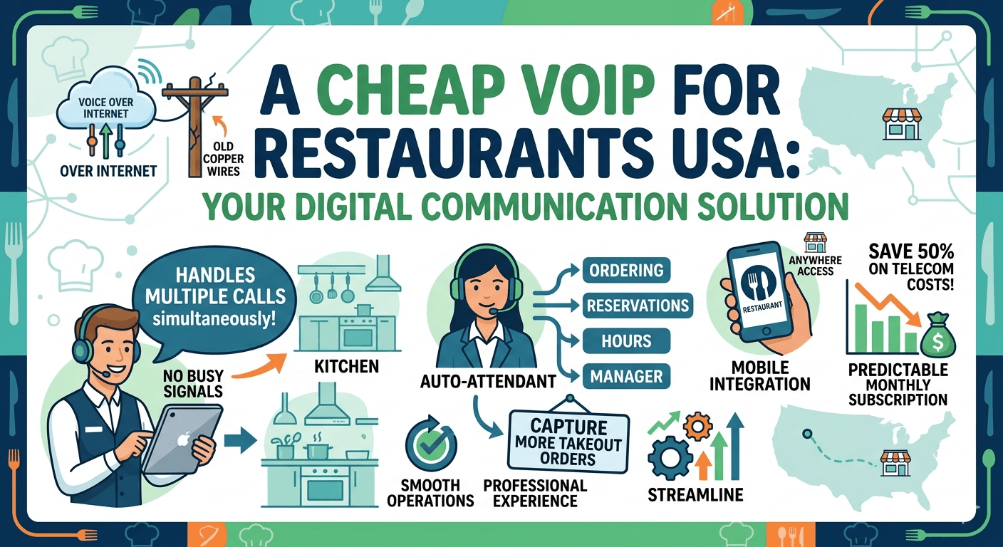 Cheap VoIP for restaurants USA