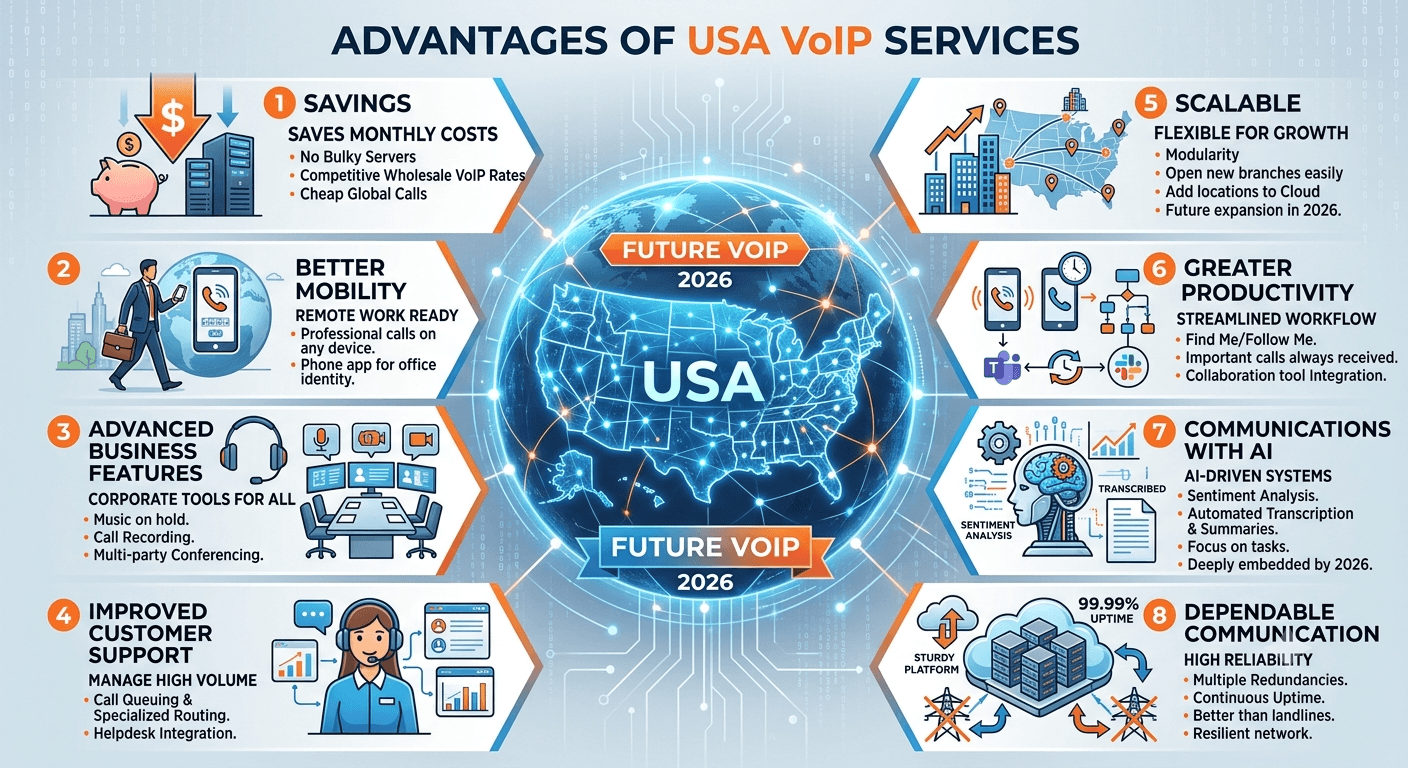 Advantages of USA VoIP Services
