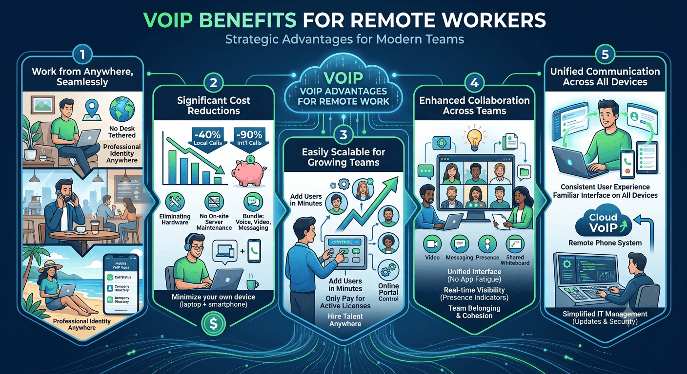 Benefits of VoIP for Remote Workers