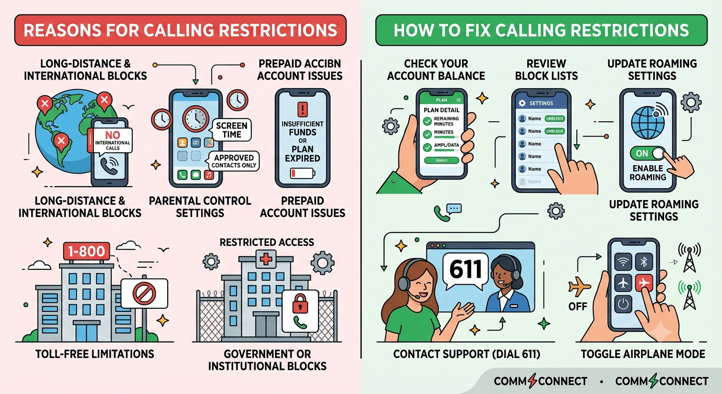 How to Fix Calling Restrictions