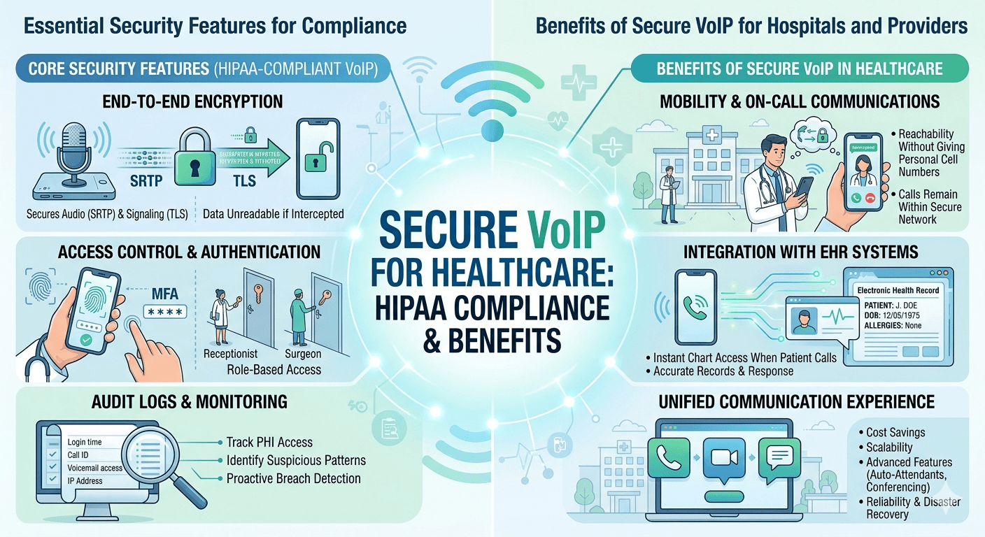 Benefits of Secure VoIP for Hospitals and Providers