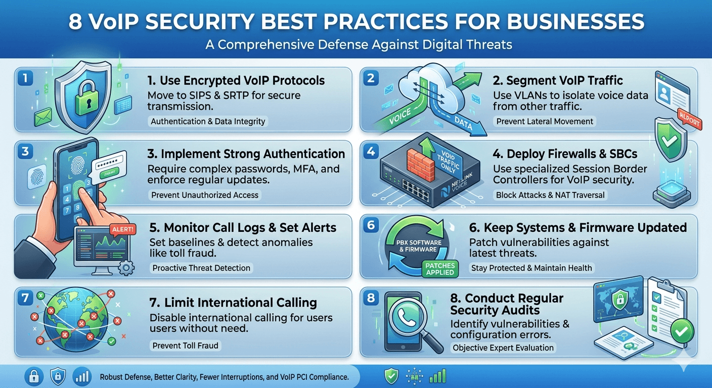 8 VoIP Security Best Practices For Businesses