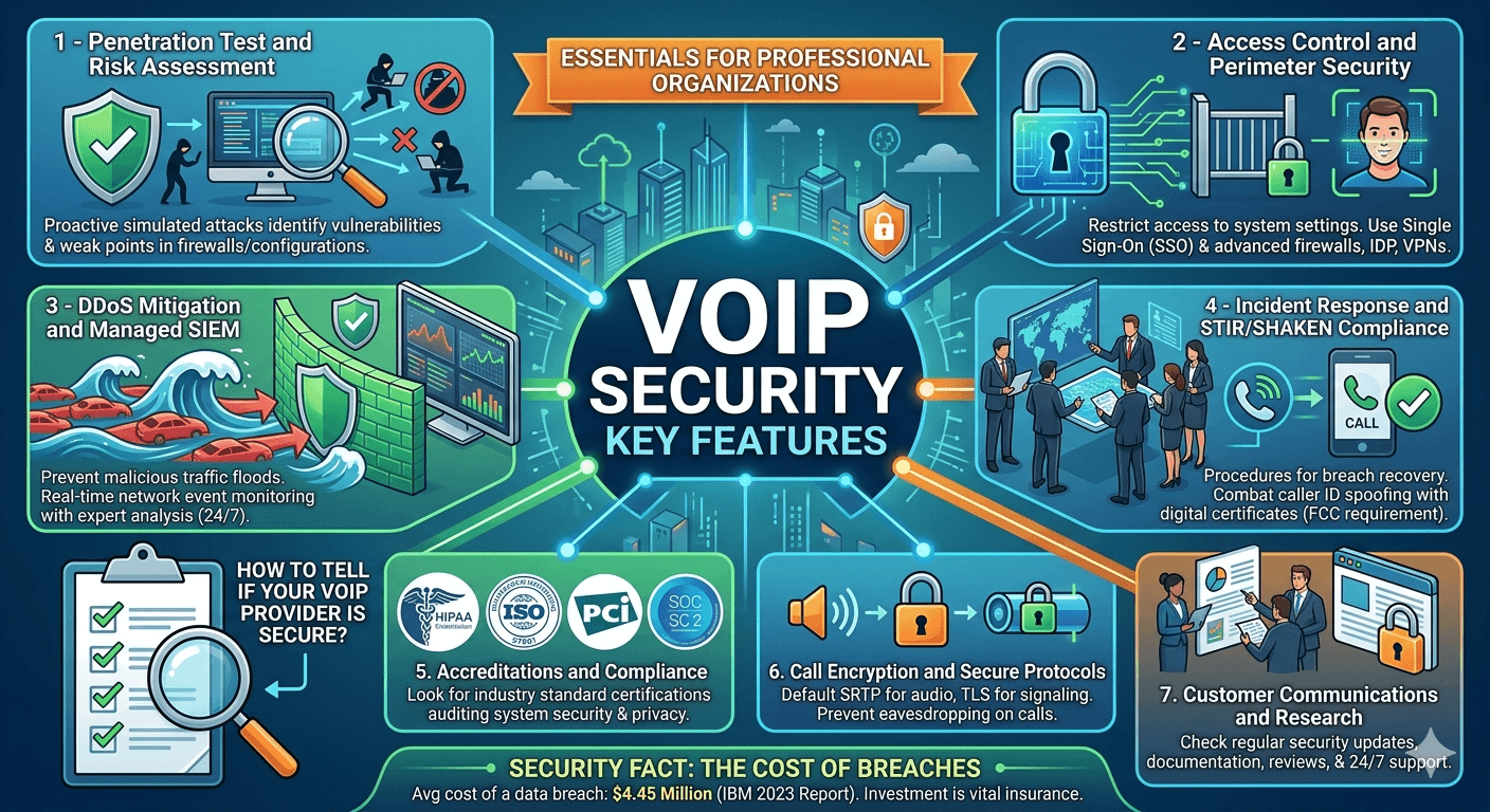VoIP Security Key Features