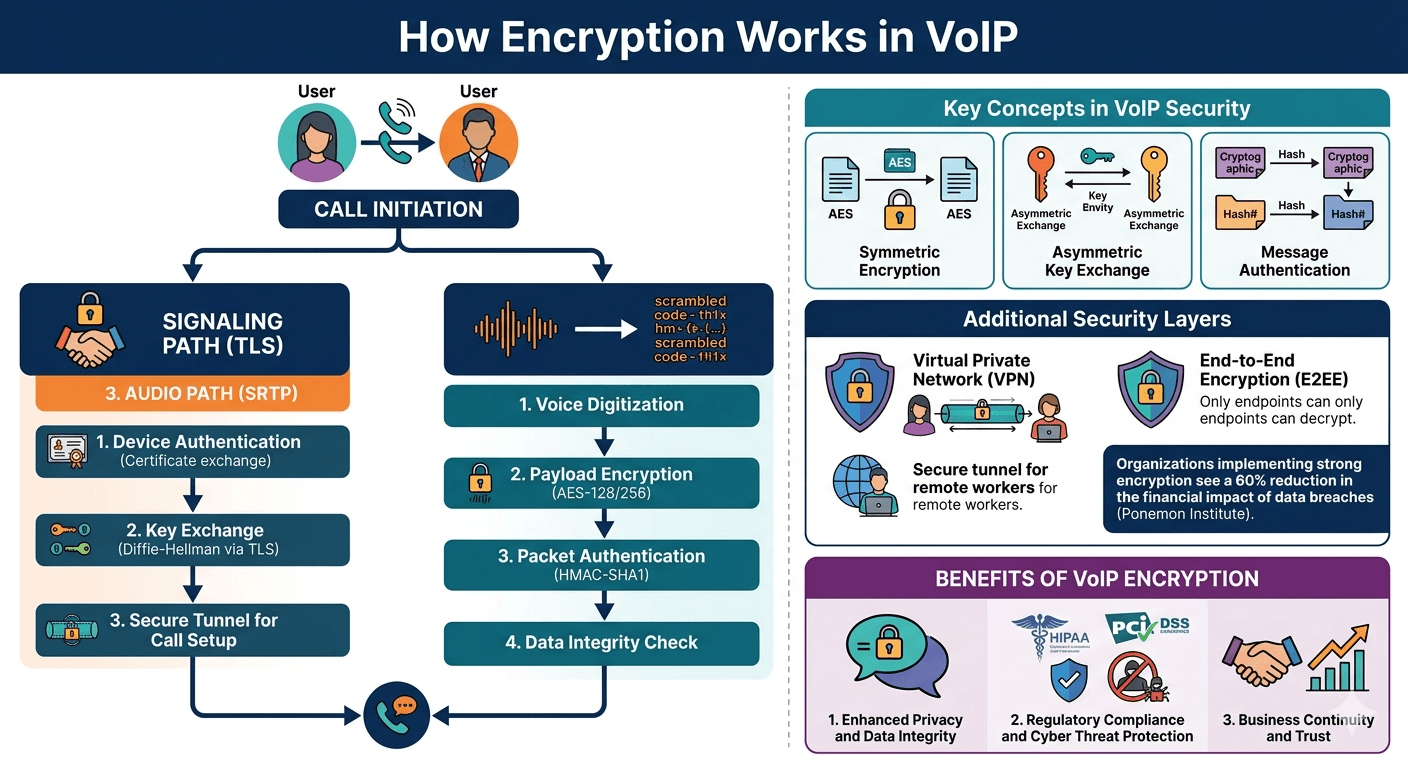 How Encryption Works in VoIP