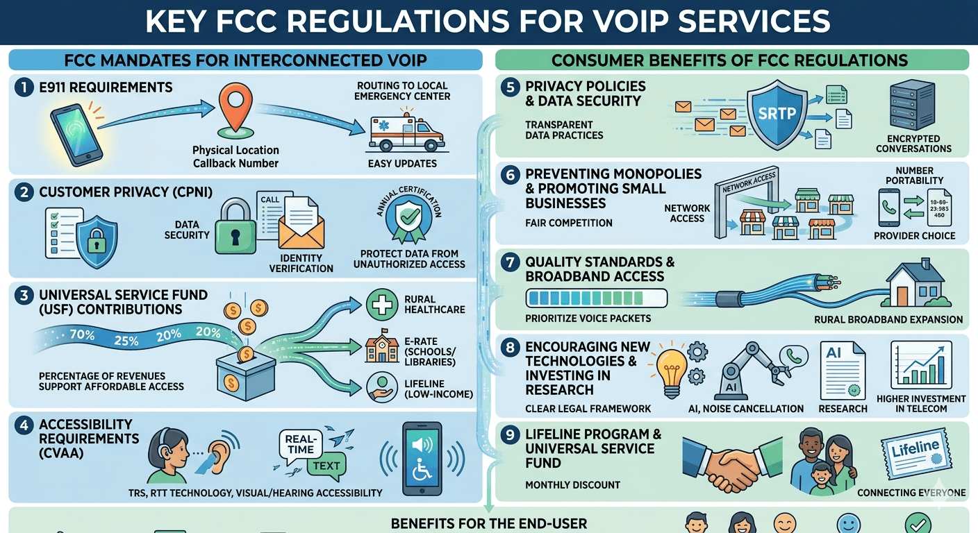 Key FCC Regulations for VoIP Services