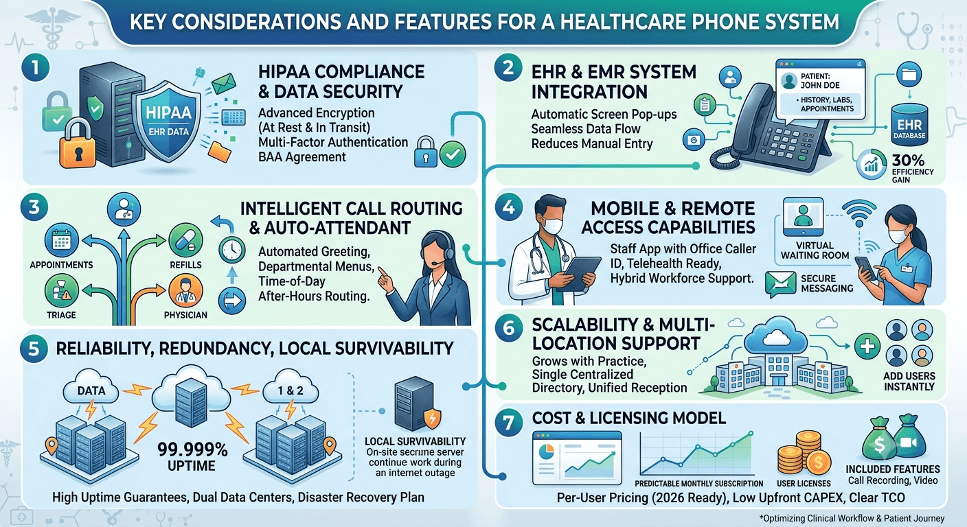 Key Considerations and Features to Look for in a Phone System for Healthcare