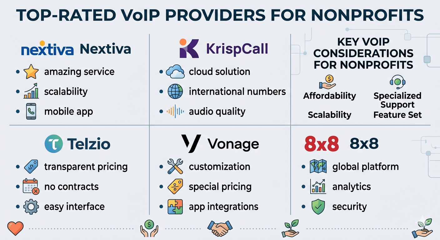 Top-Rated VoIP Providers for Nonprofits