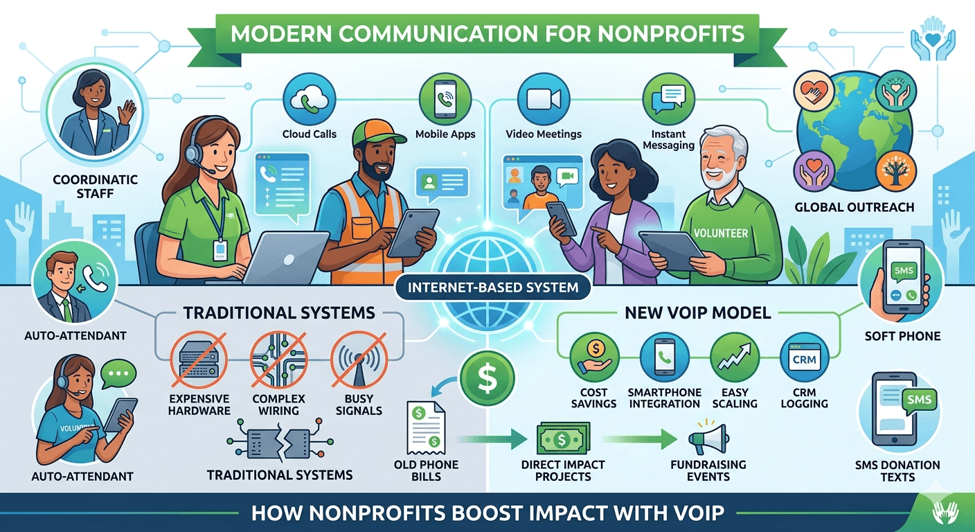 VoIP for Nonprofits low Cost Communication