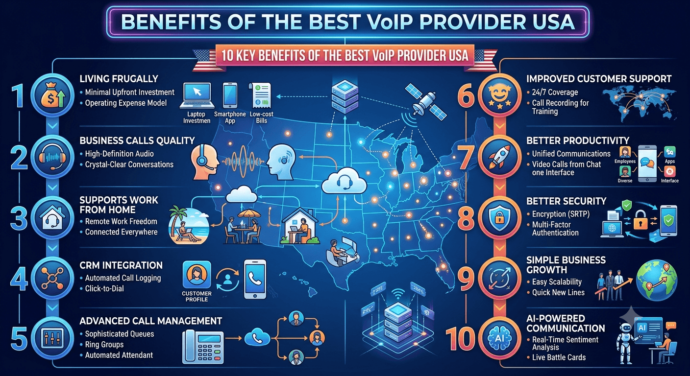 Benefits of the Best VoIP Provider USA