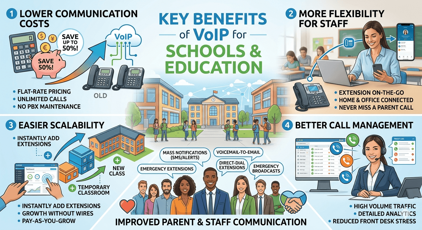 Key Benefits of VoIP for Schools and Educational Institutions