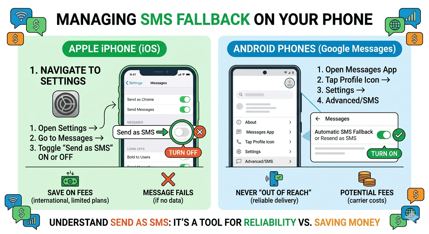 How to Manage SMS Fallback on Your Phone