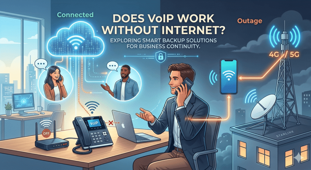 does voip work without internet
