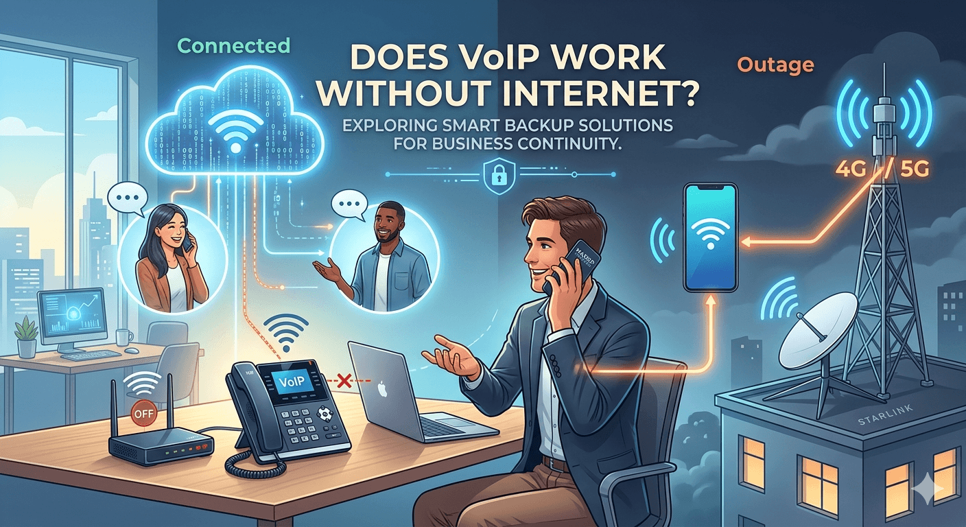 does voip work without internet