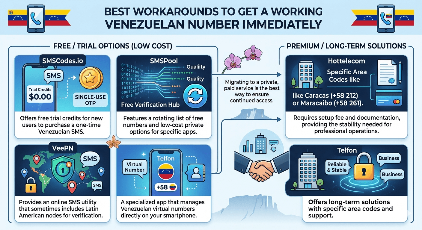 Best Workarounds to Get a Working Number Immediately